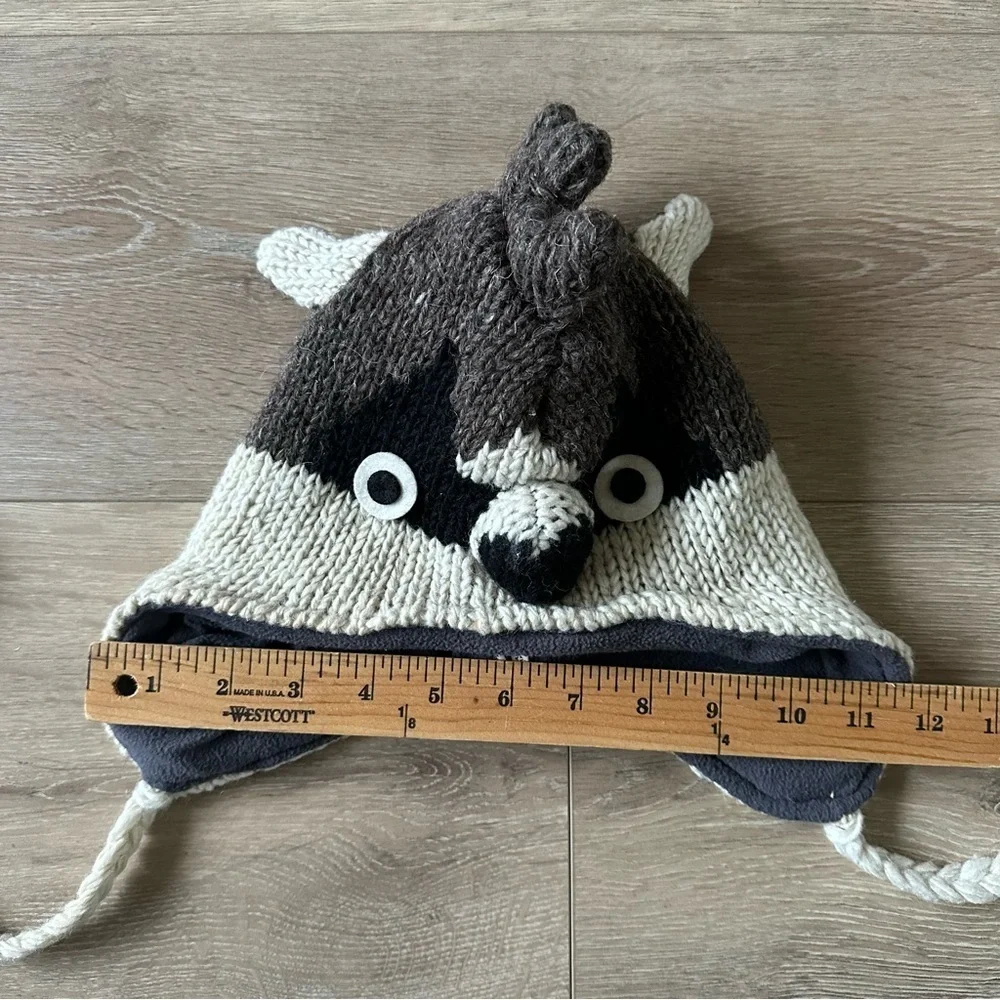 Handmade 100% Wool Knitted Kids Hat Made In Nepal